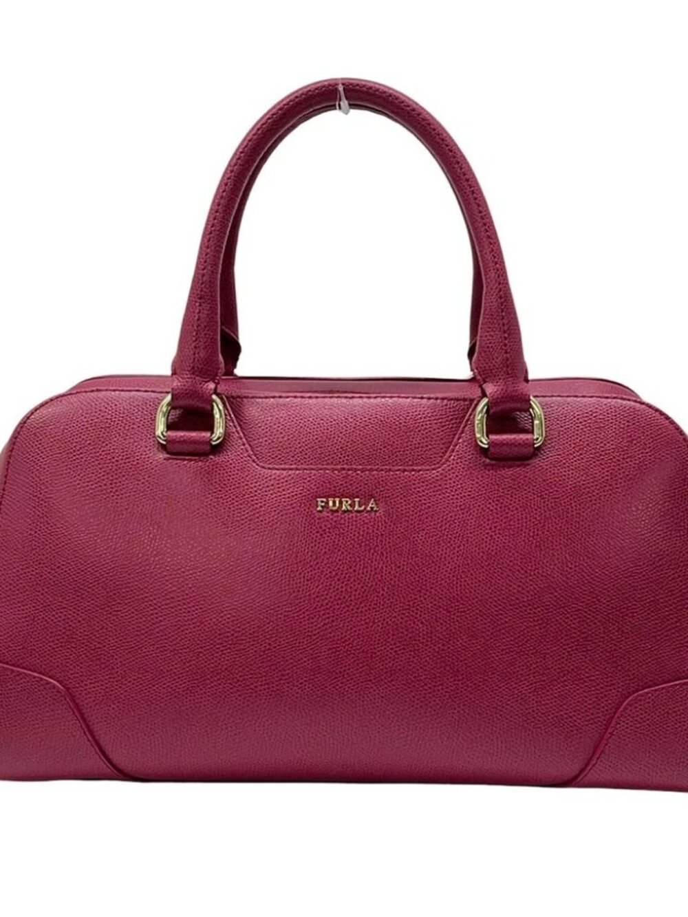 FURLA Bordeaux Leather Handbag